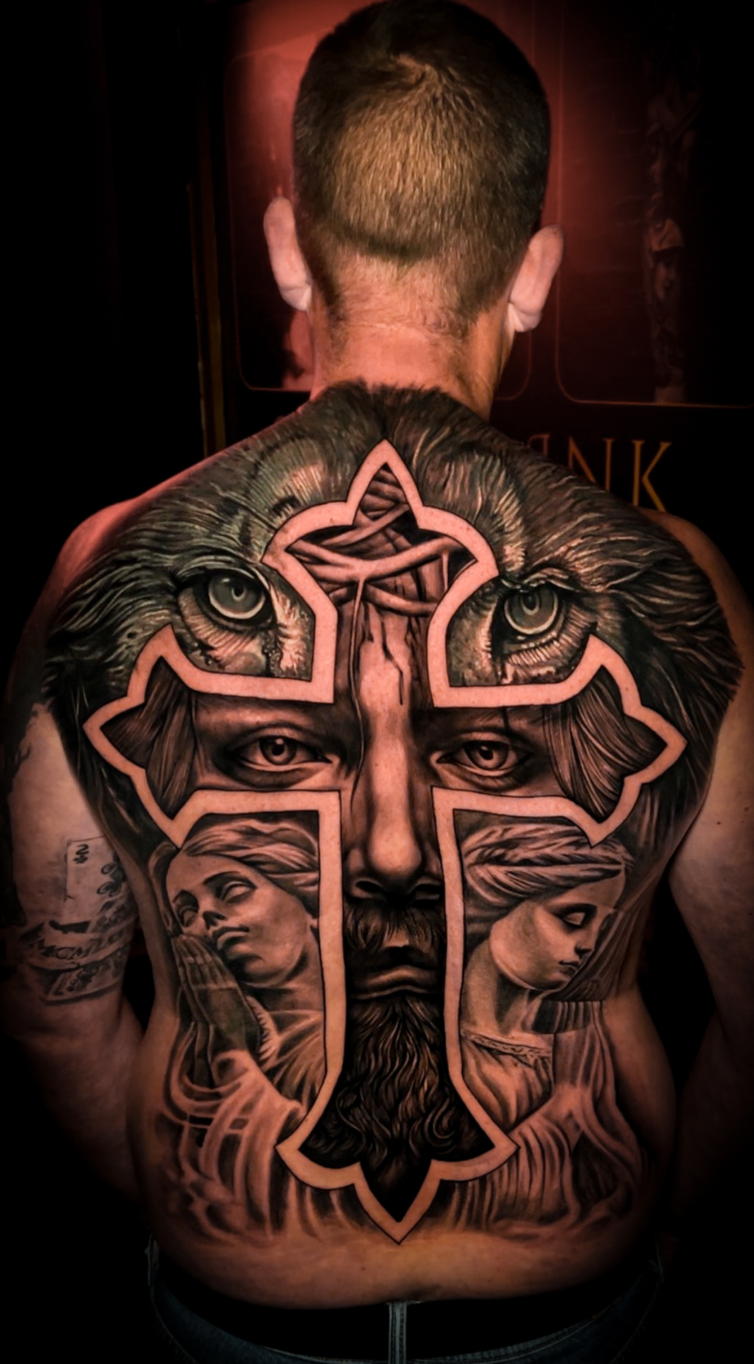 Photorealistic portrait tattoo at INKspire studio El Gouna Hurghada